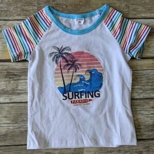 Toddler Boy Surfer Graphic Tee sz 2Y